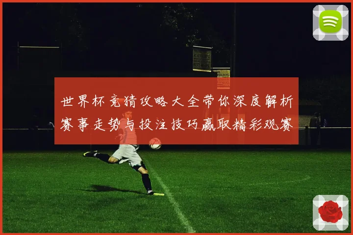 世界杯竞猜攻略大全带你深度解析赛事走势与投注技巧赢取精彩观赛体验